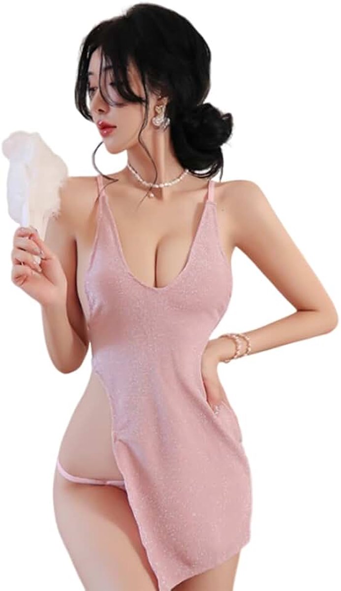 Sexy Cosplay Nachtclub Koningin Club Uniform Japanse Anime Meid Strap Ondergoed