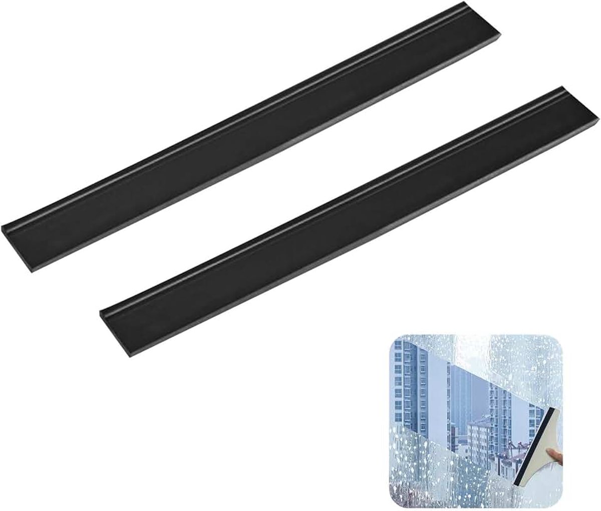 2 stuks rubberen lip voor Kärcher raamzuiger 280 mm