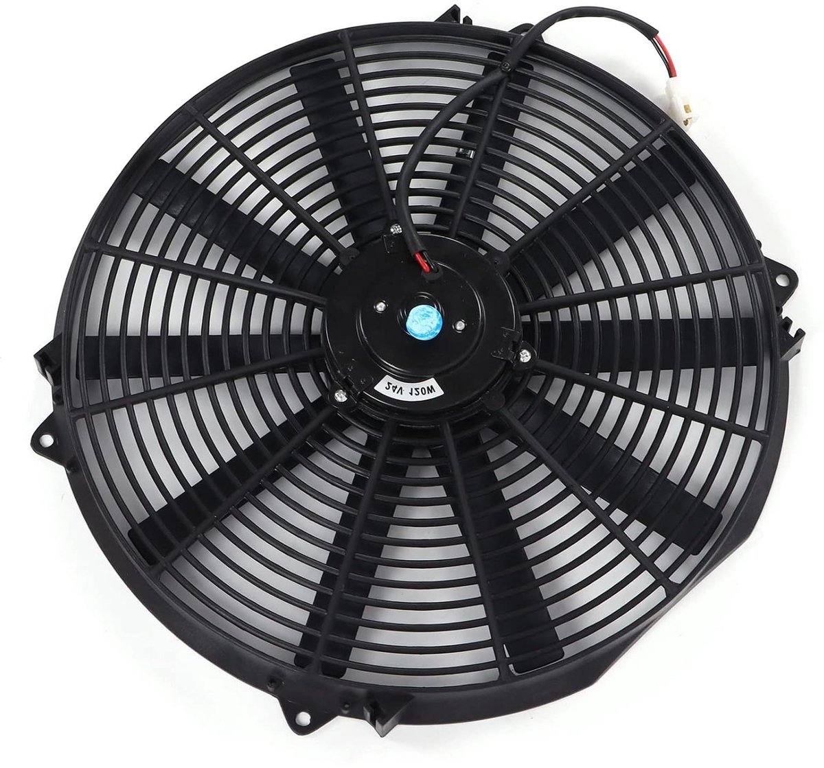 Elektrische Radiator Ventilator - Koelventilator Auto - Motor Koeling - 10 Bladen - 16 Inch - Zwart