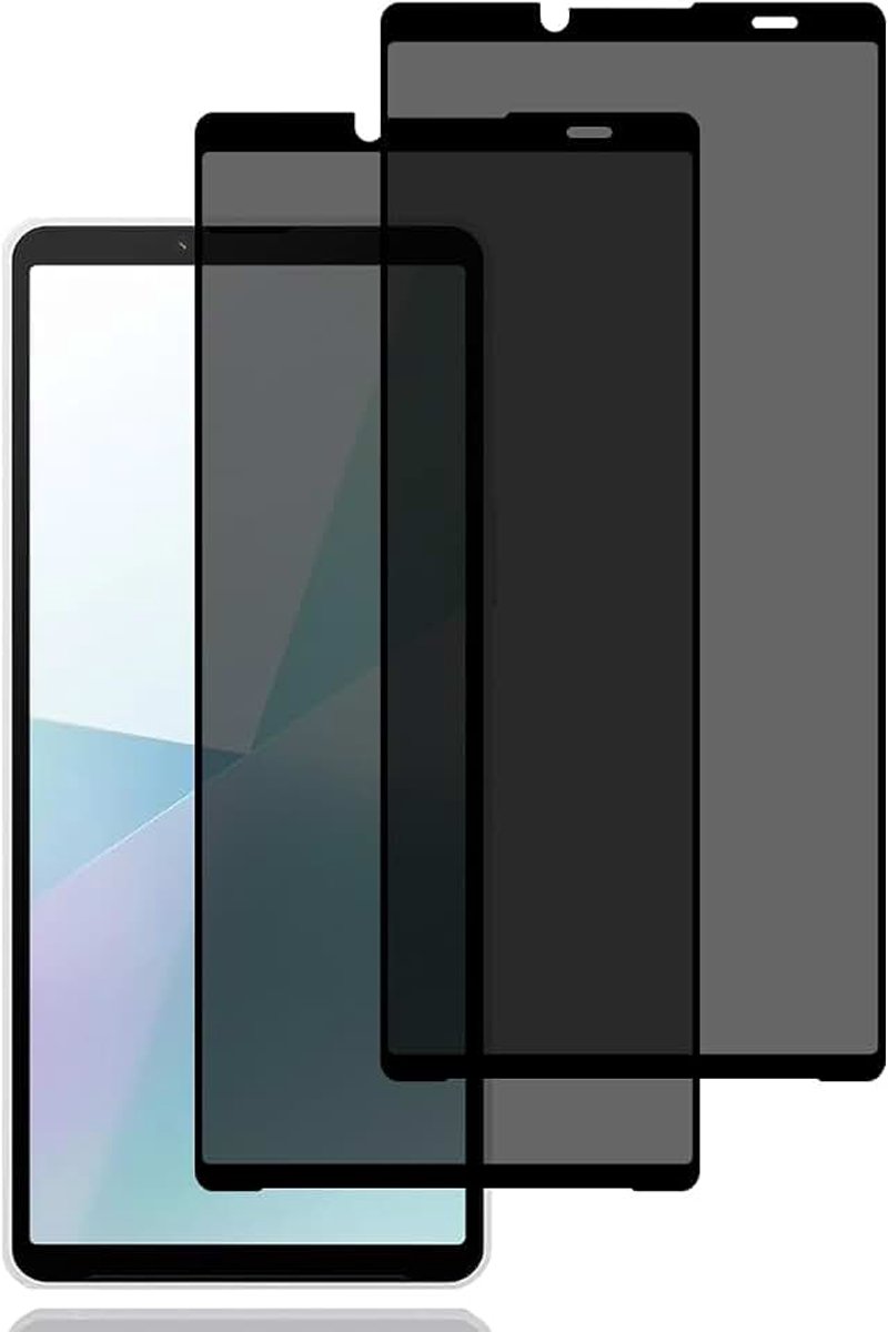 Screen Protector voor Sony Xperia 10 VI [2 stuks] | anti-spy gehard glas film,9H hardheid,krasbestendig,hoge gevoeligheid,anti-spy schermbeschermer voor Sony Xperia 10 VI