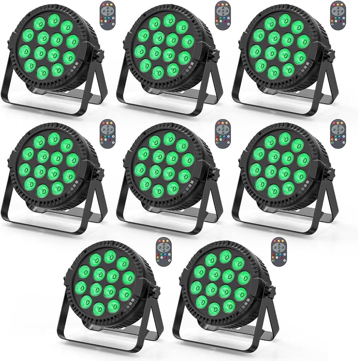 84W LED Par schijnwerper 14 led podiumverlichting partylicht 4-in-1 RGBW DMX512 Par licht verlichting met afstandsbediening discolicht voor stage DJ party show bar Halloween kerstmis (20