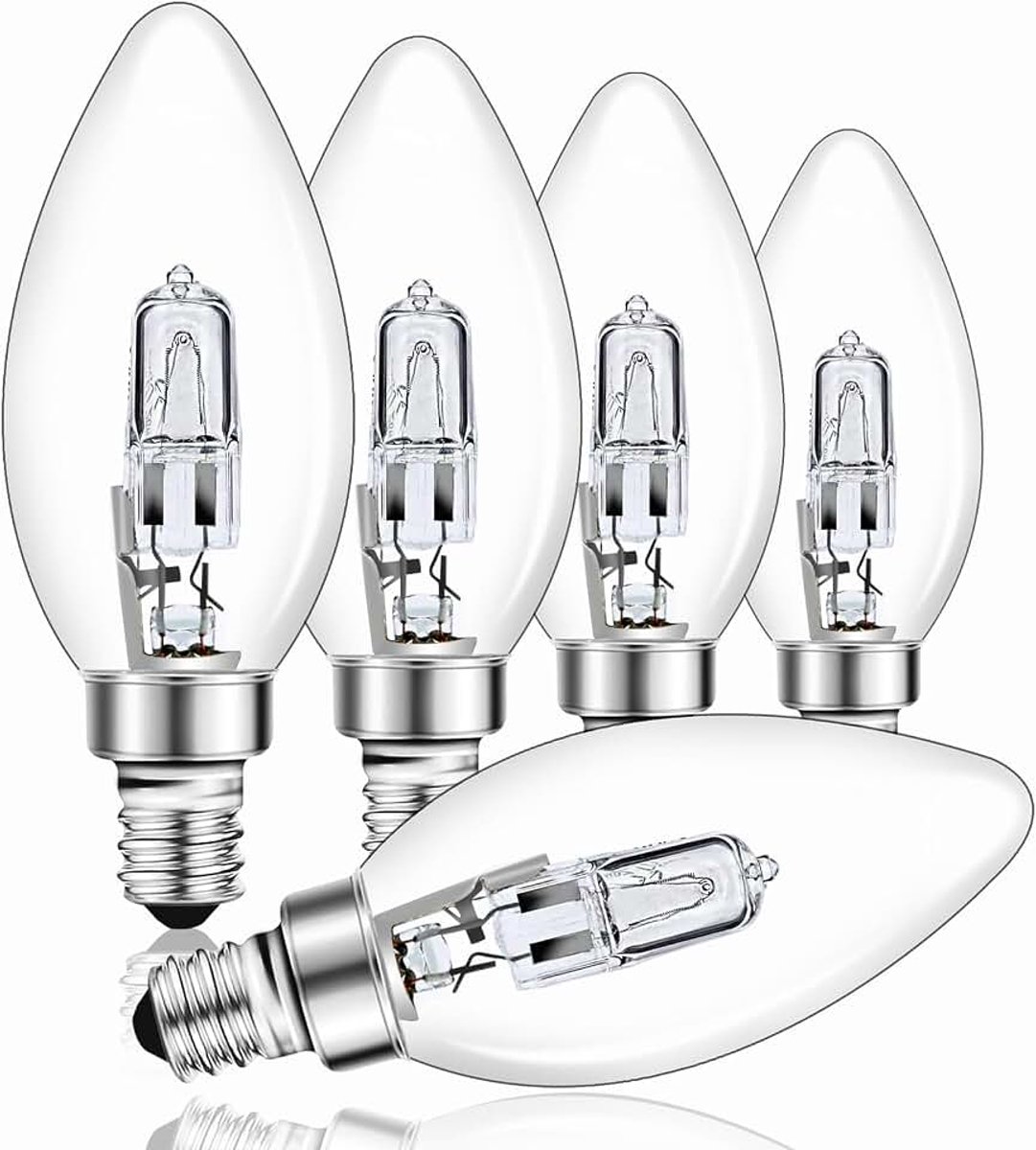 5 Stuks E14 C35 warm wit 2700K dimbaar