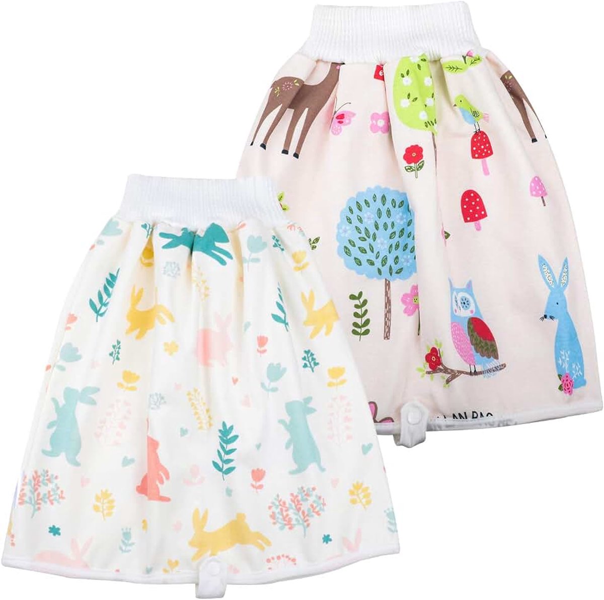 Baby Trainingsbroek Hoge Taille Katoen Sleepy Luierbroek Urinekussen Pull-ups Leerbroek Potty Underwear Luier Ondergoed 2 Stuks