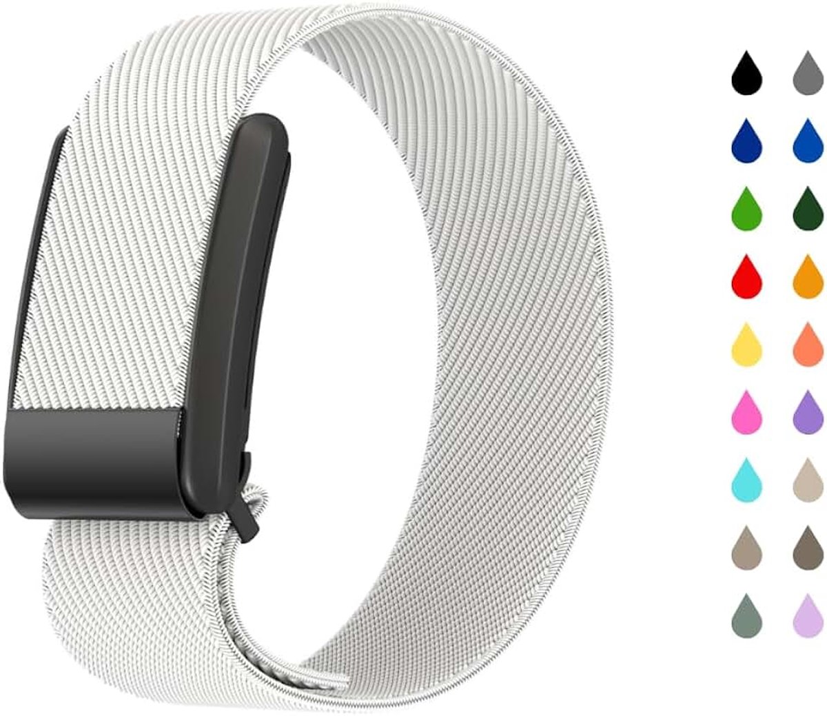 Lunar Straps compatibel met Whoop 4.0 band, ademende en verstelbare sportband van nylon, ultra licht