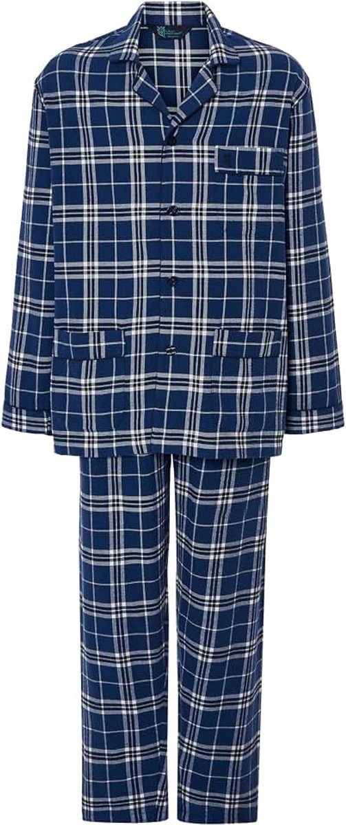 Búho NOCTURNO Pyjama Heren Winter Tweedelige – Katoenen Flanel Of Fluweel Polar Fleece – Met Lange Mouwen, Warm En Behaaglijk, Met Zakken, Comfortabel