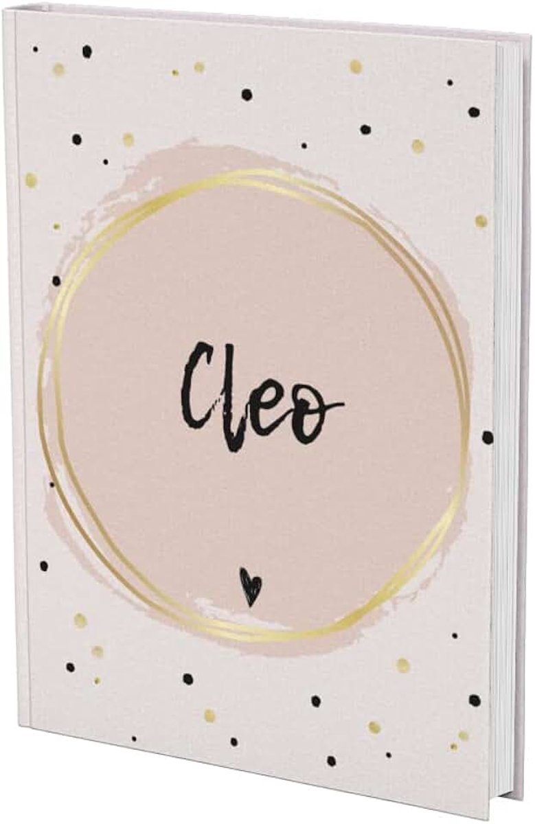 Notizbuch: Personalisiertes Buch für Cleo. Auch als Tagebuch oder Schreibheft geeignet. Als Geschenk für alle Frauen oder Mädchen perfekt.