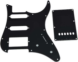 Gitaar HSS Slagplaat en Tremolo Trem Cover Back Plate past op Yamaha PACIFICA Gitaar Zwart 3 Ply
