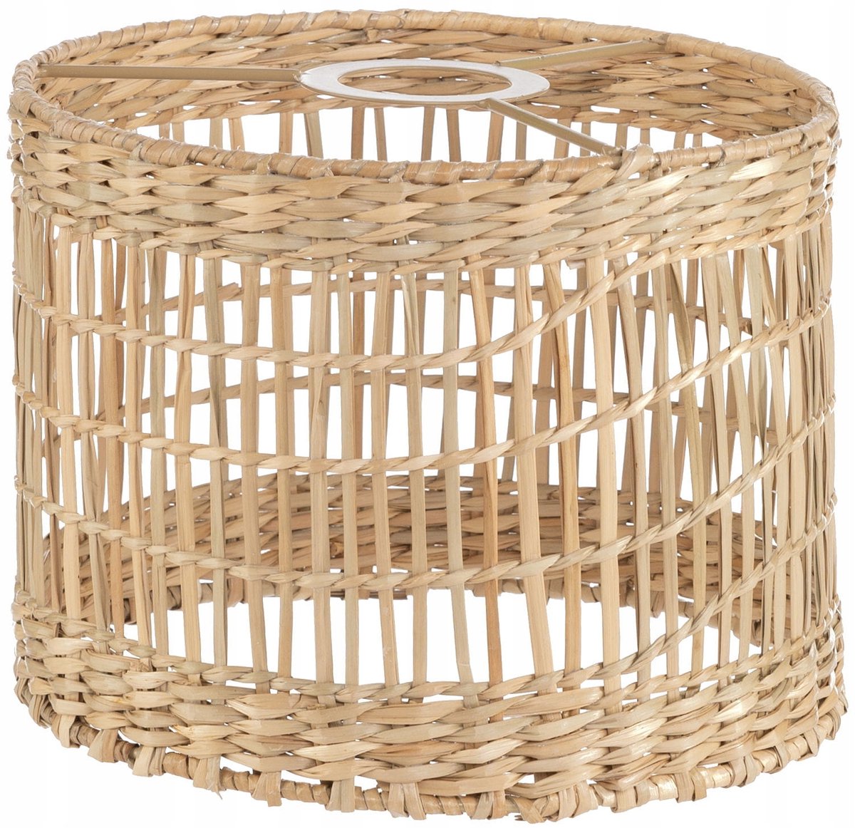 Boho Lampkap Afrika Zeegras Cilinder 20cm Natuurlijk