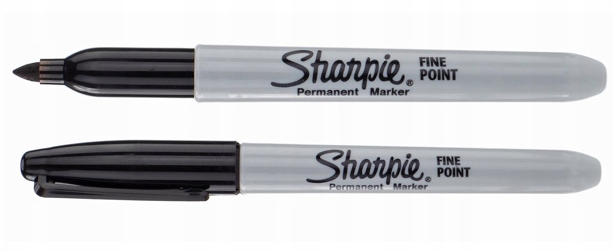 Sharpie Permanente Marker Zwart - Sneldrogend & Watervast