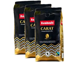 Rombouts Premium Carat - Multipack - Koffiebonen - 1500g (3x500g)
