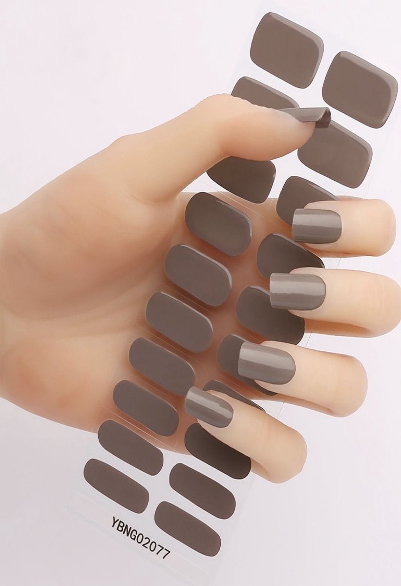 MOCA - Originele UV Gel Nagelstickers PLUS – Complete Kit – Salonkwaliteit Thuis – 20STUKS - Makkelijk Aan Te Brengen – Prachtige, Perfecte Nagels – Betaalbaar – Blijft Tot 15 Dagen Perfect Zitten