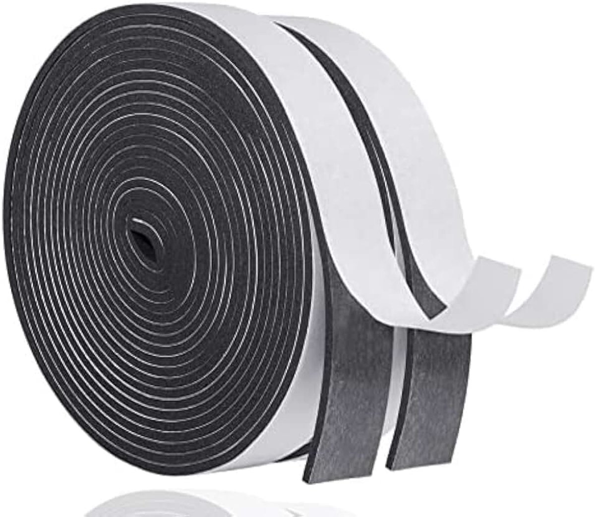 ochtstrip zelfklevendt afdichtstrip Deur rubberstrip 25 x 3mm x 10m zwart | Boorvrije silicone pakkingstrip voor buitendeuren: weerbestendig waterdicht stofdicht geluidsisolerend en beschermt tegen