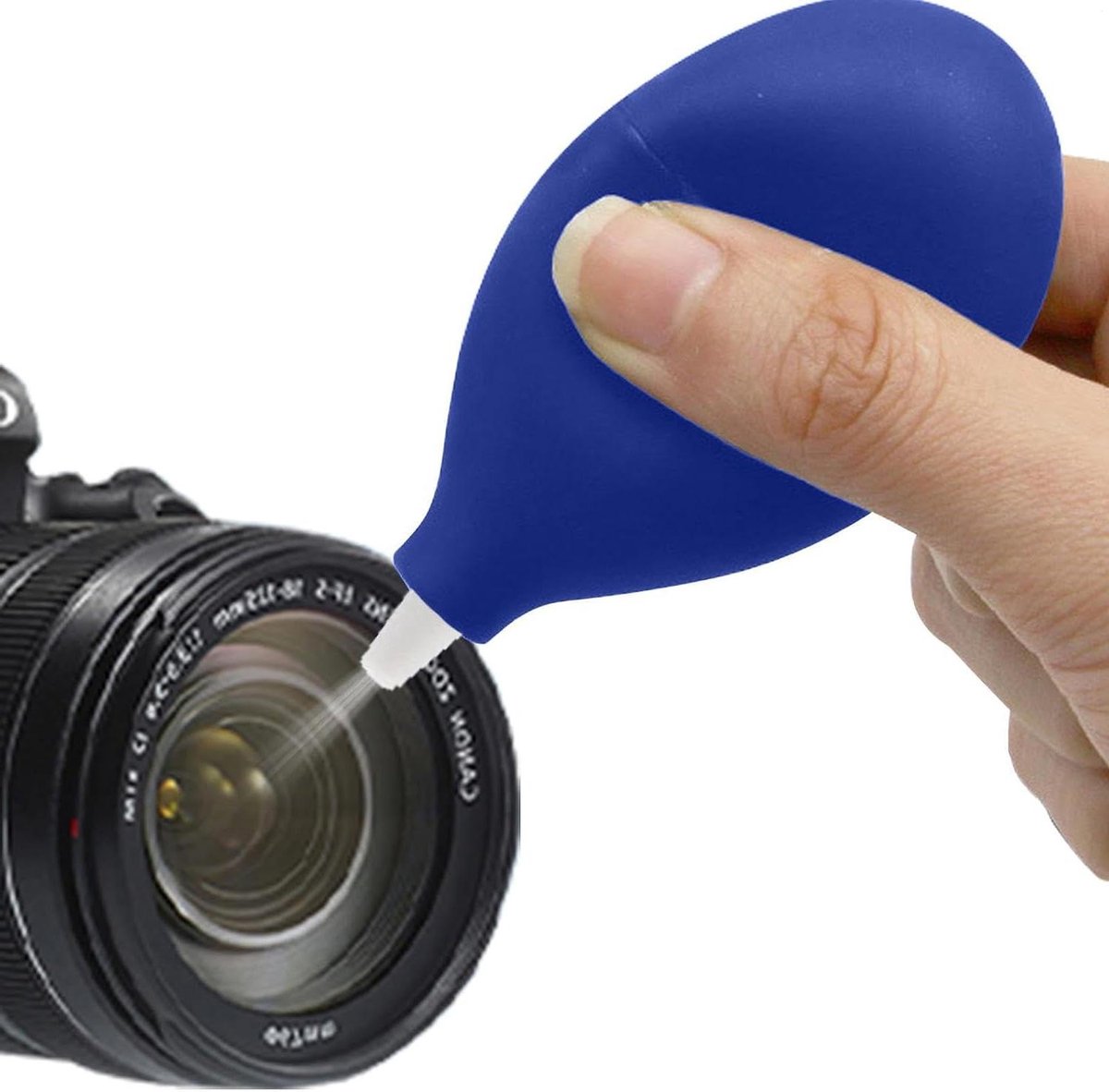 Luchtreiniger - Stofverwijderaar - Elektronica Reinigen - Ergonomische Vorm - 11.8 cm - Zwart