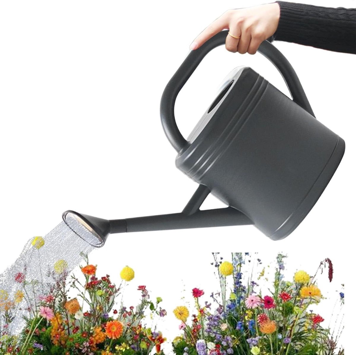 Plant Gieter - Water Gieter - Planten Verzorgen - Lange Uitloop - 3L - Grijs