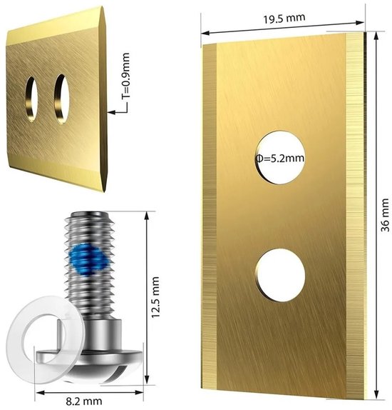 Deze vervangingsset Geschikt voor 36 messen Geschikt voor robotmaaiers is Geschikt voor de Mammotion LUBA/YUKA Mini. De set bevat schroeven en een doos, zorgt Geschikt voor nauwkeurig maaien en is eenvoudig te vervangen. — afbeelding 2