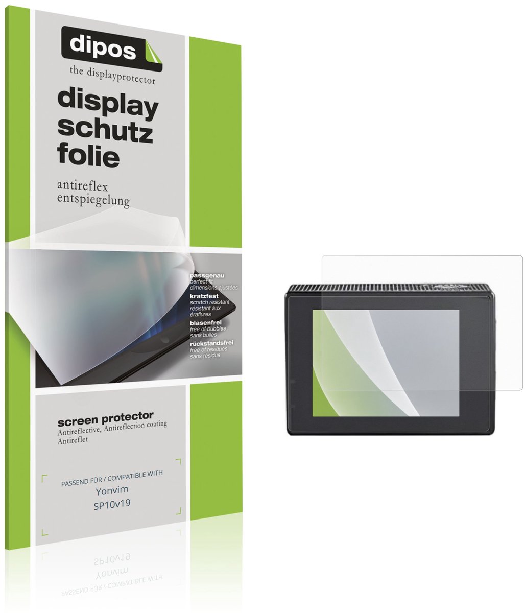 dipos – 4x Matte Beschermfolie geschikt voor Yonvim SP10v19 | Krasbestendige & antireflecterende Screenprotector Ultra-Thin