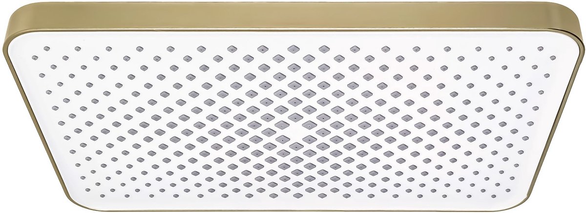Rea - Rechthoekige Regendouche Js-032 Brushed Gold - 21 x 38 x 2 cm