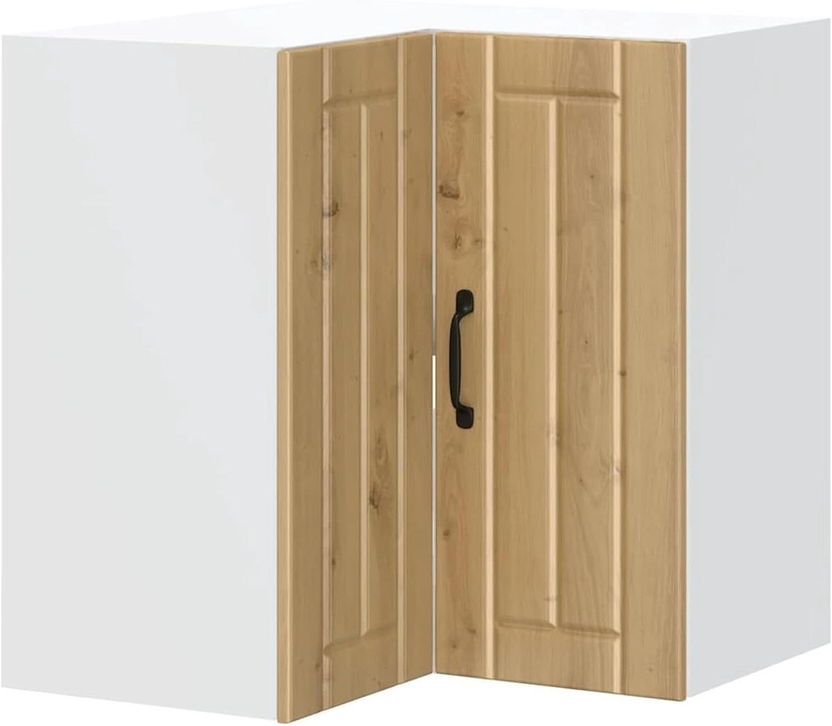 Hoekhangkast - Wandkast Keuken - Keuken Opbergen - Ruimte Optimalisatie - 57 x 57 x 60 cm - Artisan-eiken