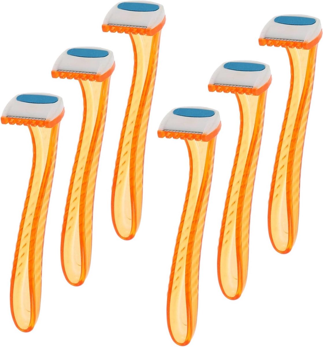 Scheermesjes Set - Dames Trimmer - Haarverwijdering - Beschermhoes Inclusief - 6 Stuks - Gemengde Kleuren