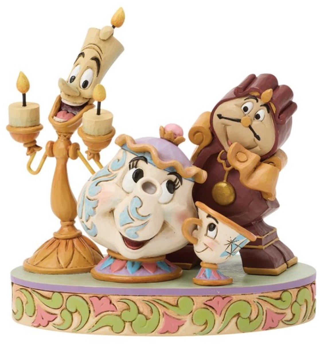Disney Traditions Heart of the Castle - Beauty & the Beast - Lumiere / Cogsworth / Ms Potts