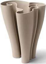 Studio RAR Vaas Blossom Large - Vaas keramiek - Taupe - H 36,5 cm