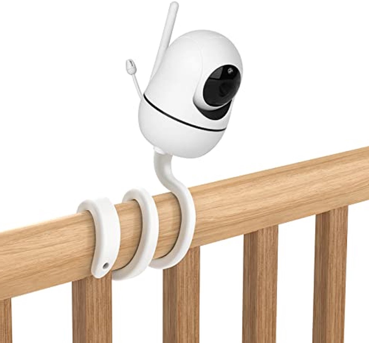 Babyfoon houder - Flexibele standaard - Babykamer monitoren - Verstelbare arm - 42 cm lengte - Wit
