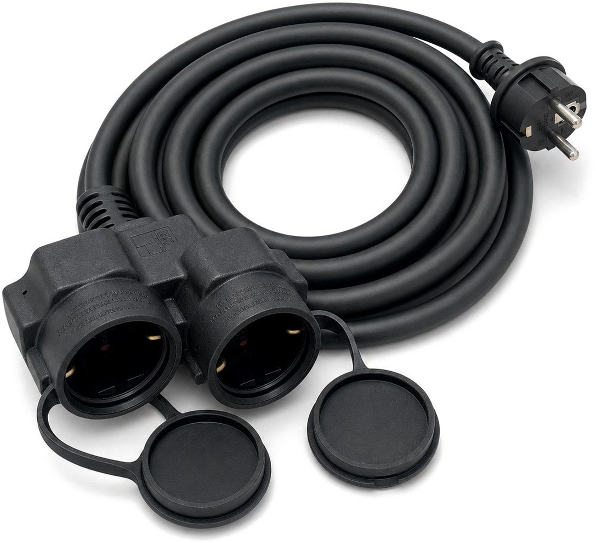 EROCK Verlengkabel - Extra dikke aders - 3 * 2.5mm - 2 Voudig