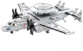 Reobrix 33029 E2 Hawkeye Star Falcon bouwset | World Wars Army Millennium Airforce vliegtuig constructie modelbouw | Educatief militair & leger speelgoed bouwpakketten voor kinderen en volwassenen | Geschikt voor lego | Bouwdoos met 1144 bouwstenen