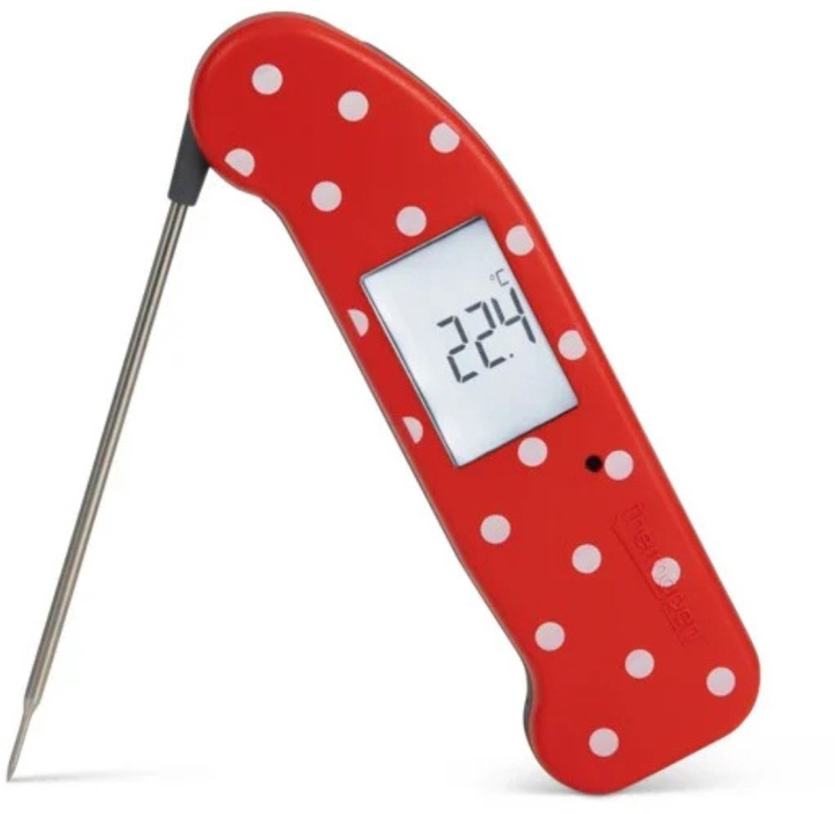 Thermapen ONE Polka Dot Rood - Limited Edition - Digitale Keukenthermometer