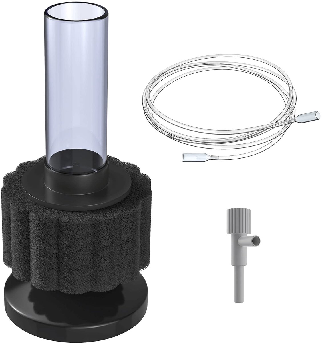 Aquarium Nano Bio Spons Filter Stil Betta Fry Garnalen Foam Filter Kit met Luchtvaartslang voor Kleine Vissen Tank tot 12 Liter