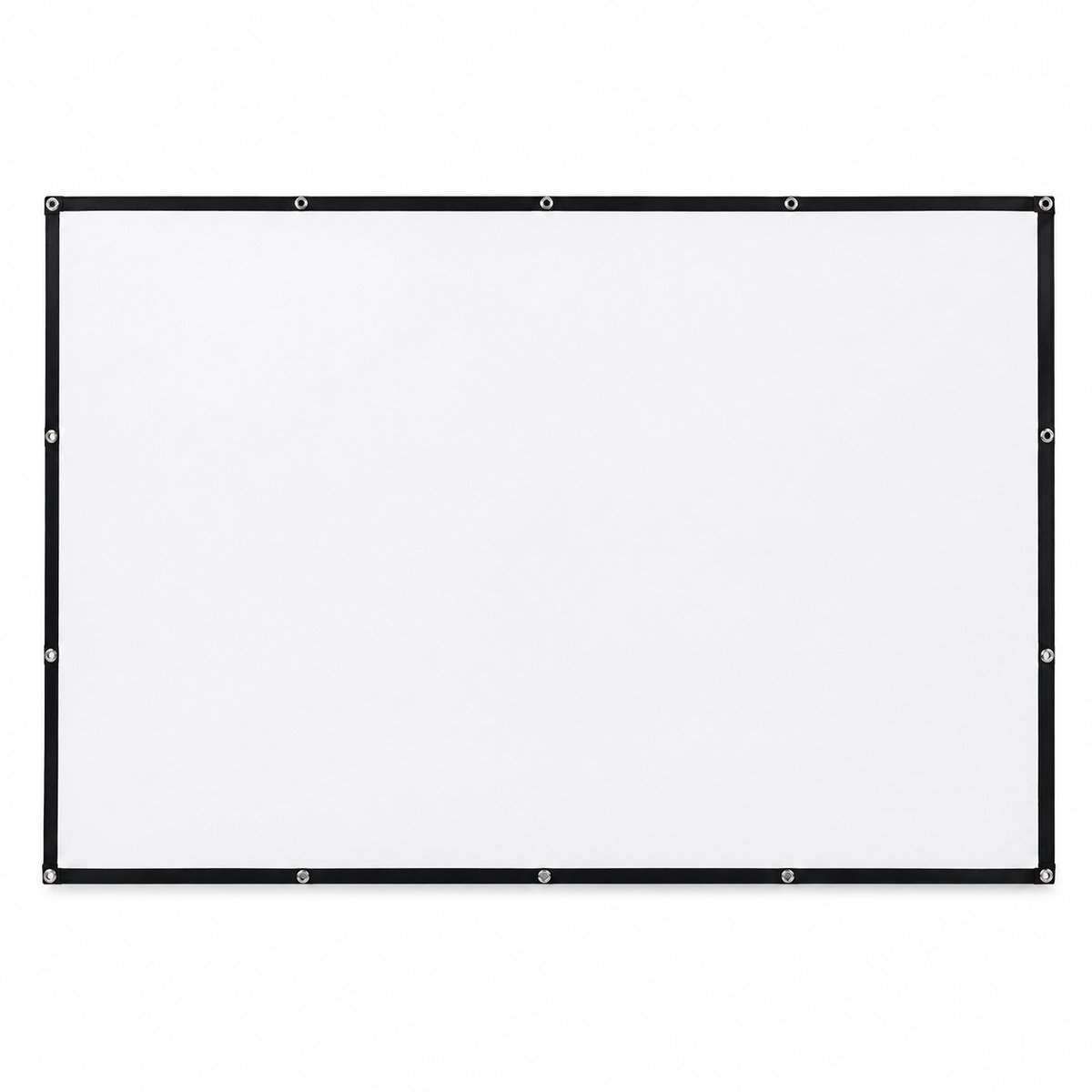 Projectiescherm - Projectiedoek - 100 inch (16:9) - Opvouwbaar - Mat Wit