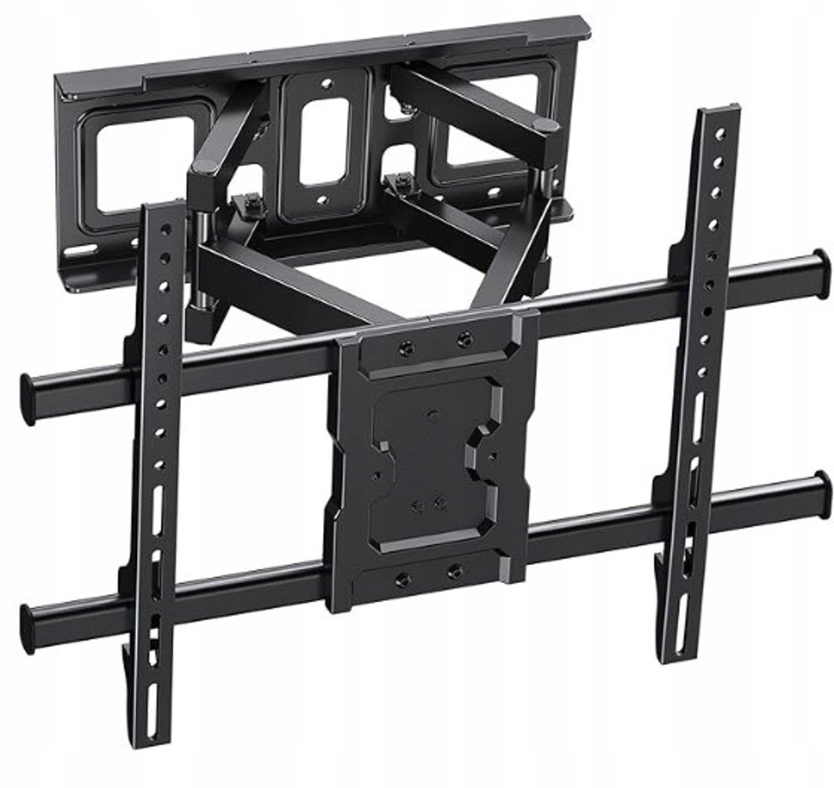 PERLESMITH TV-muurbeugel, draaibaar, kantelbaar, 37-85 inch, 60kg