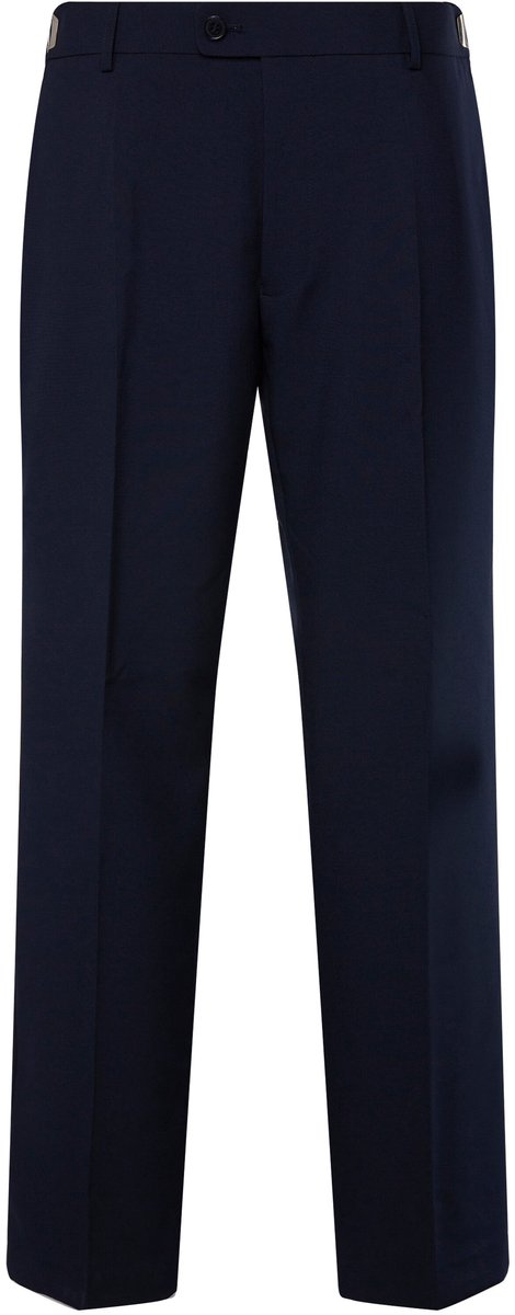 Men Plus - Heren - Chauffeursbroek mix & match Madrid clipsluiting - Donkermarine - Maat 39