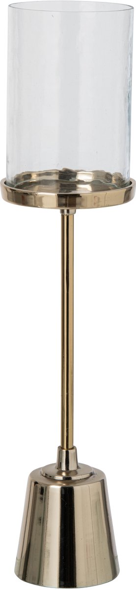 J-Line Kandelaar met brillen - aluminium - goud - large