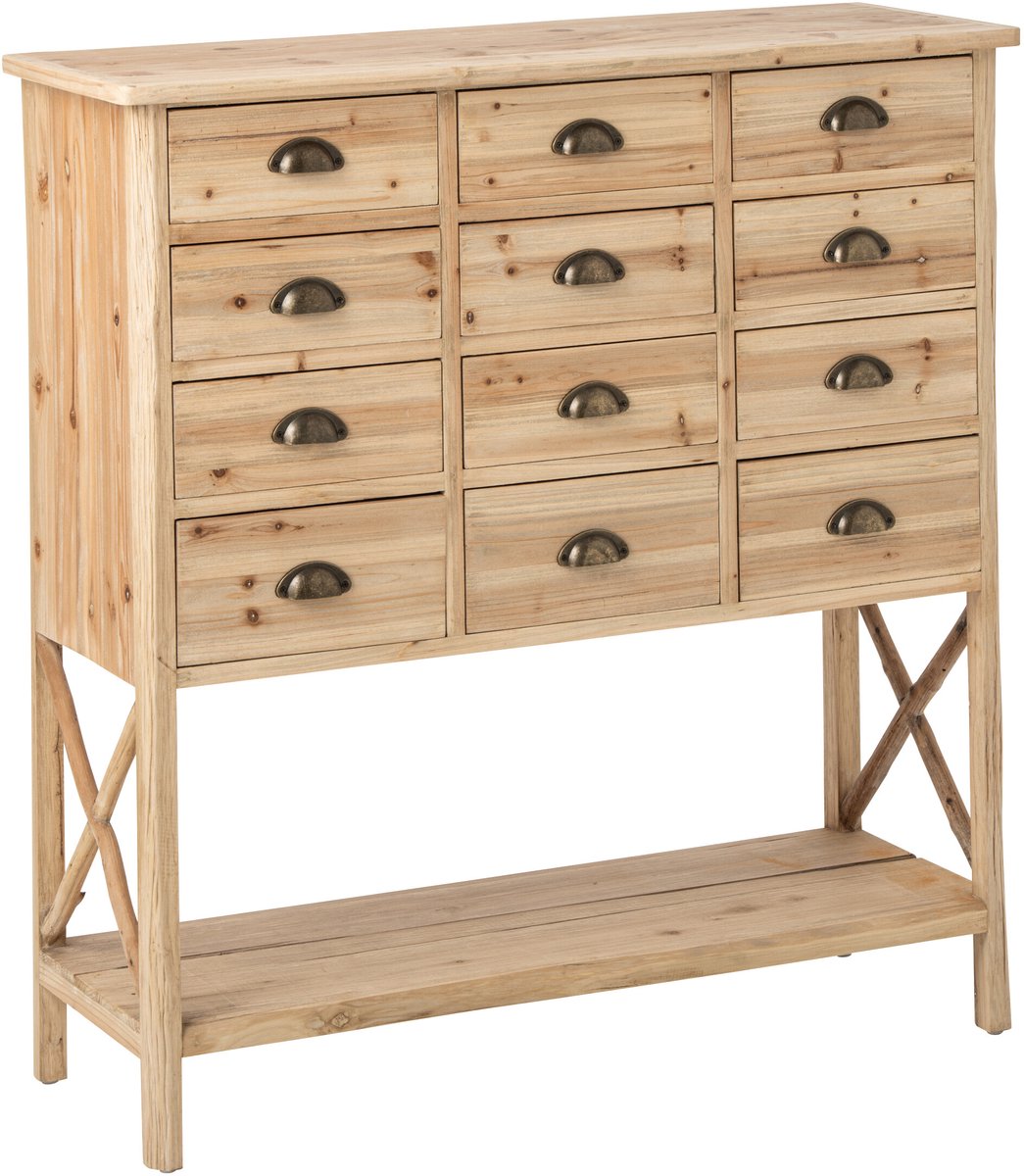 J-Line kast Chamonix - dennenhout - naturel