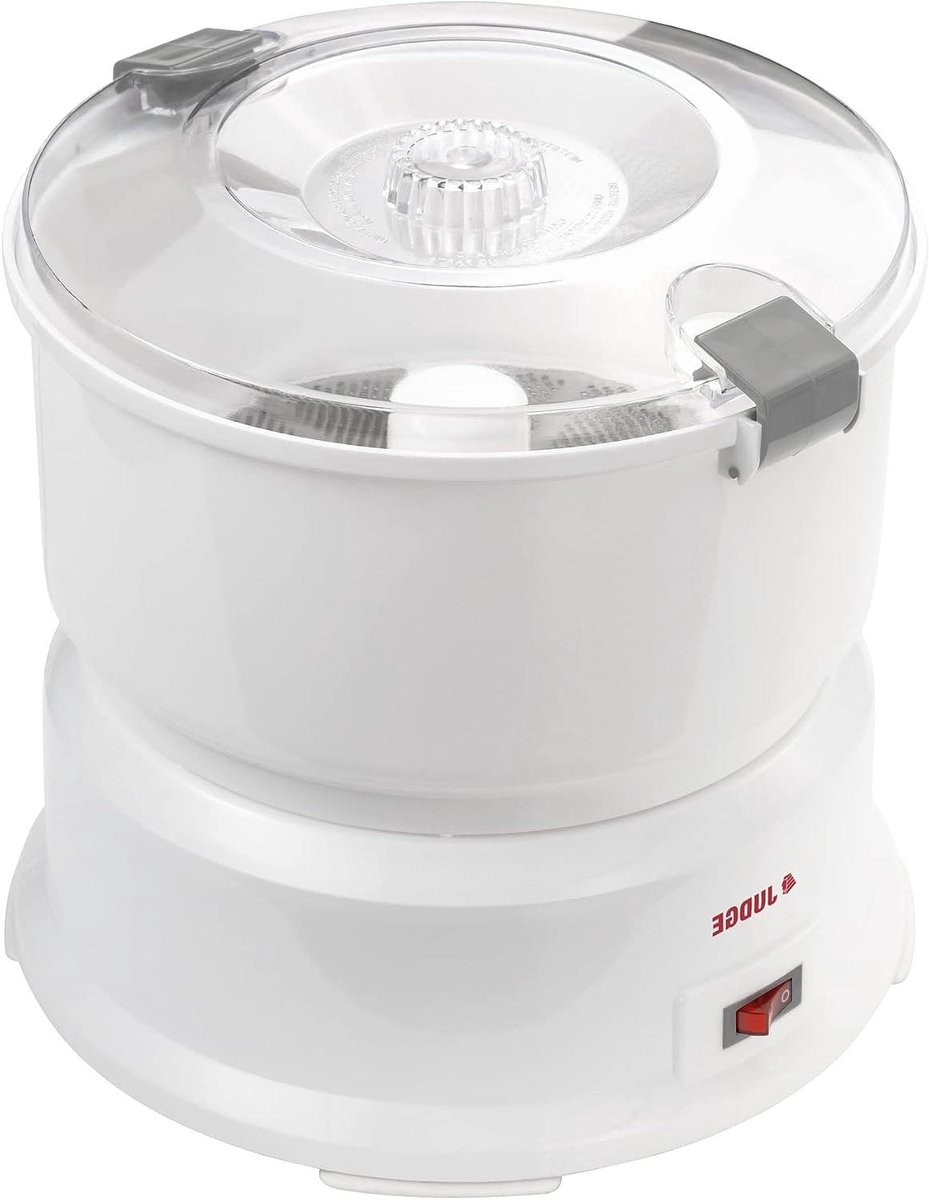 Aardappelschilmachine - Keukengadget - Eenvoudig schillen - Volledig automatisch - 28 x 28 x 29 cm - Wit