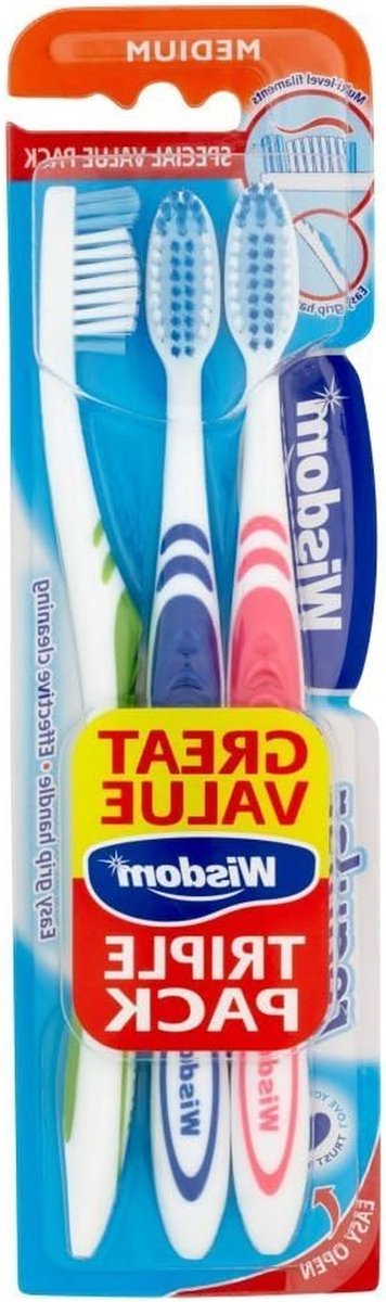 Tandenborstels - Mondverzorging - Dagelijkse Mondhygiëne - Meertraps Filamenten - 70 gram - Blauw