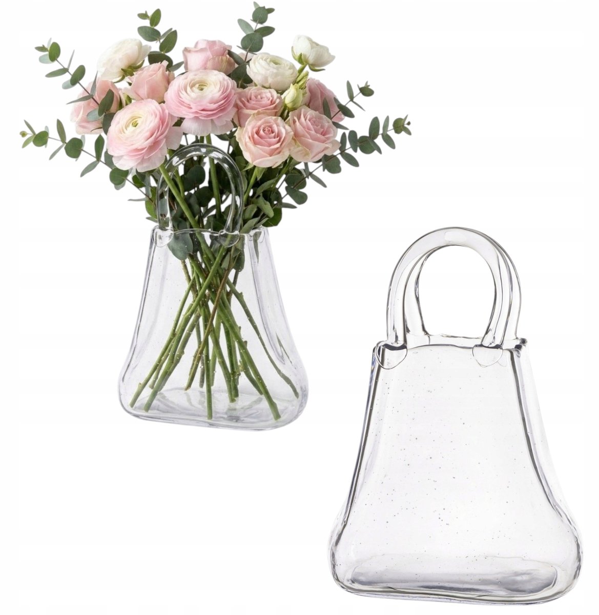 Glazen Vaas Tas Decoratie 28cm - Uniek & Stijlvol