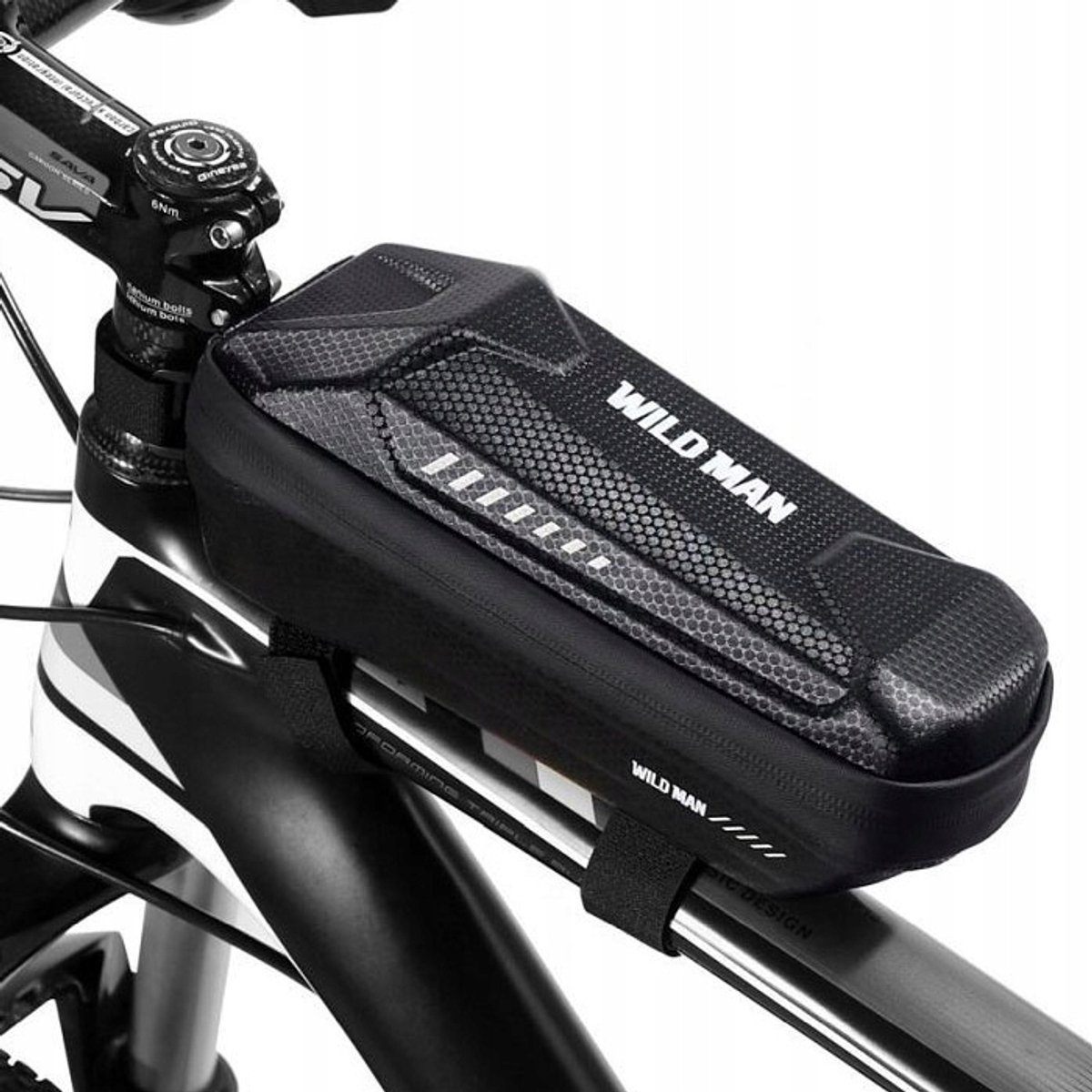 Wildman ES5 Fietstas Frame Waterdicht 1L Zwart