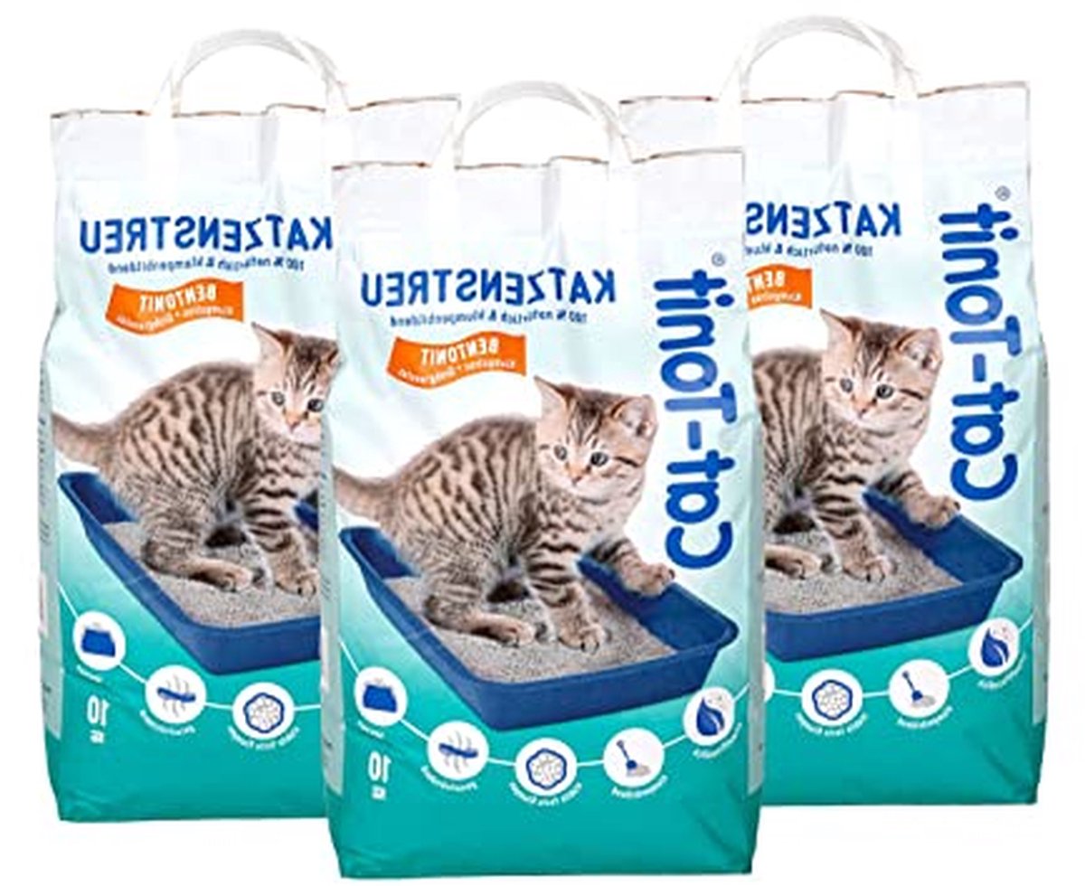 Kattenbakvulling Kristal - Huisdier Strooisel - Geur Neutraliseren - Klontervormend Absorberend - 30 kg - Natuurlijk Wit