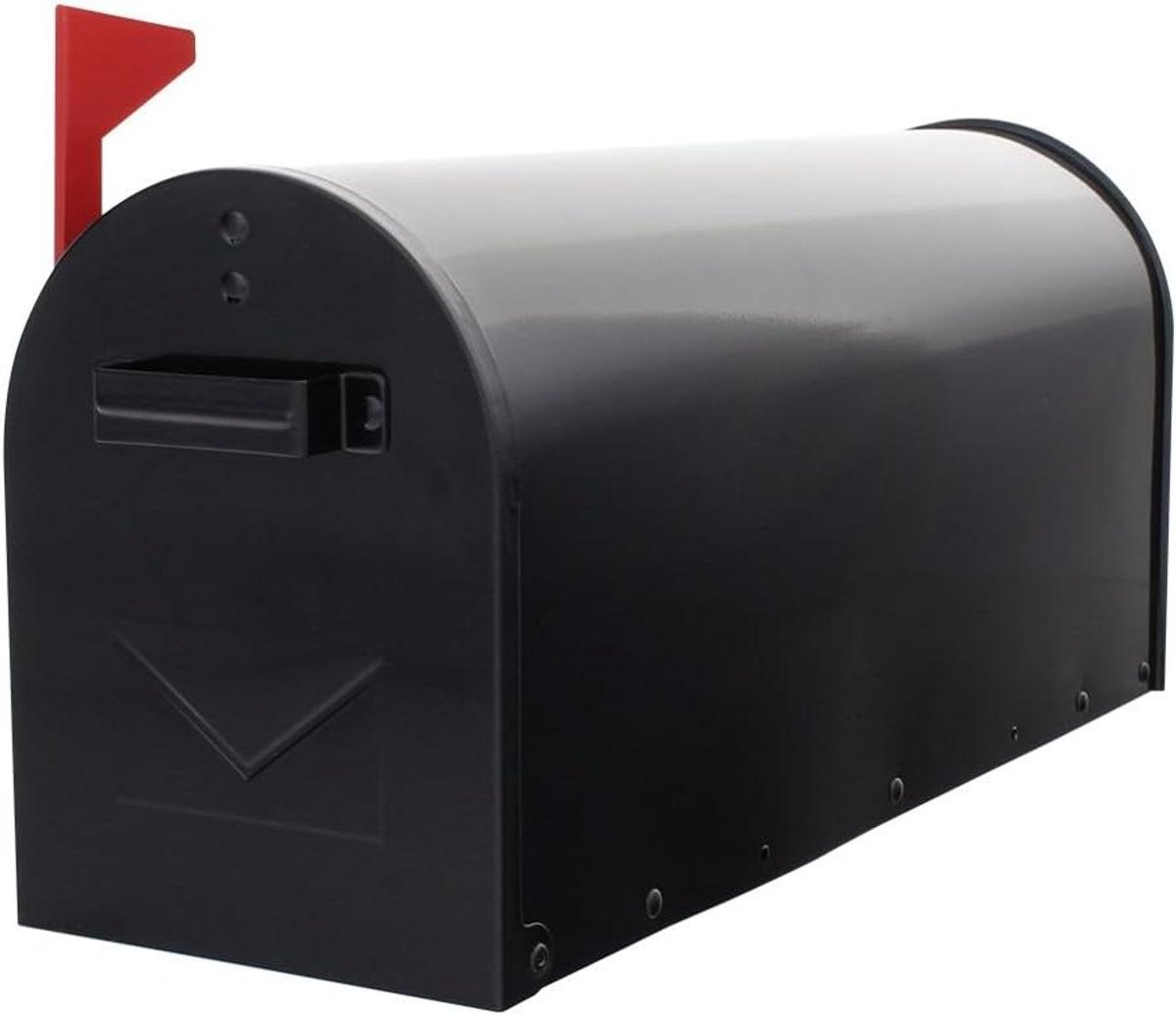 Brievenbus - Postbus - Post Ontvangen - Mechanische Melder - 48cm Hoog - Zwart
