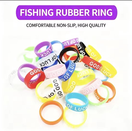 20 mm 20 stuks beschermende siliconen ringen, decoratieve ringen voor vishengels, katapulten, antislip O-ringen, handgreepbanden, zweetbanden — afbeelding 2