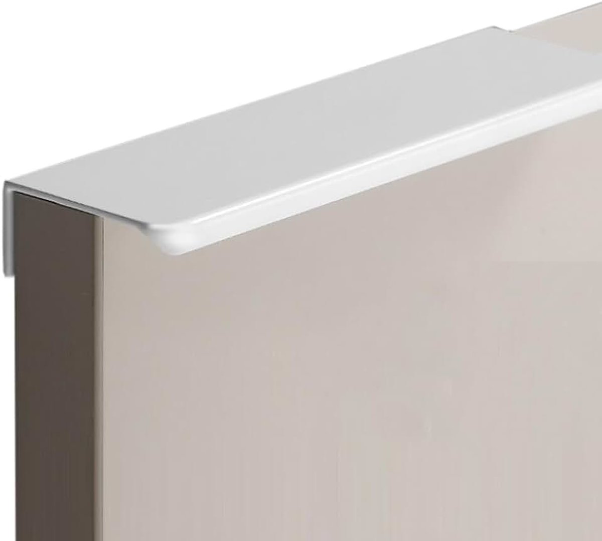 4 stuks Verborgen kastgrepen, kastgrepen van aluminium, onzichtbare keukengrepen, deurgreep, ladegreep, grepen voor kledingkast, slaapkamer