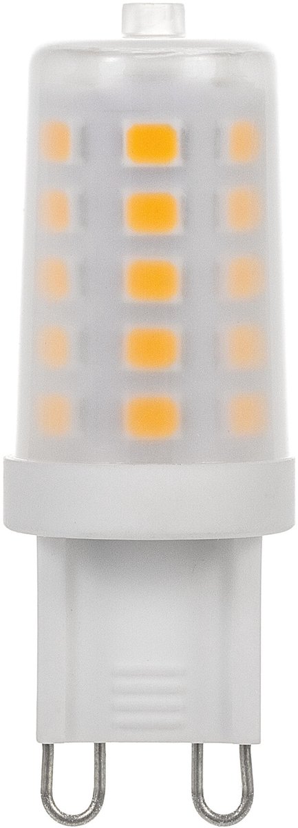 G9 LED-lamp 3,5W, 300 lumen, 2700K warm wit licht, dimbaar, Ra>80, diameter 17 mm, hoogte 50 mm, energieklasse F