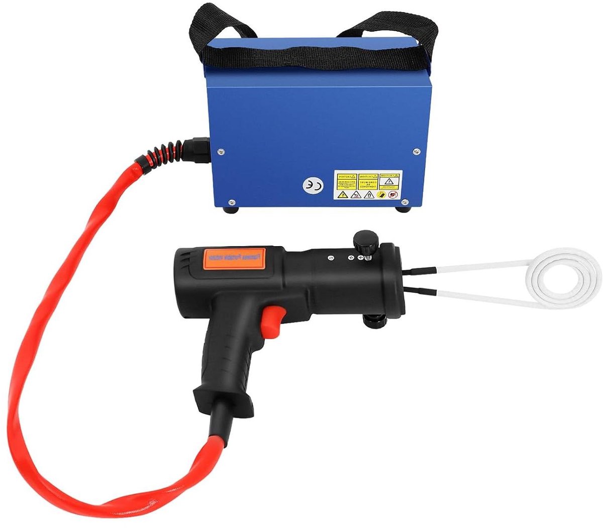 Inductieverwarmingsapparaat - Metaalverwarmer - Roestige Onderdelen Losmaken - Vlamloos Verwarmen - 1500W - Blauw Zwart