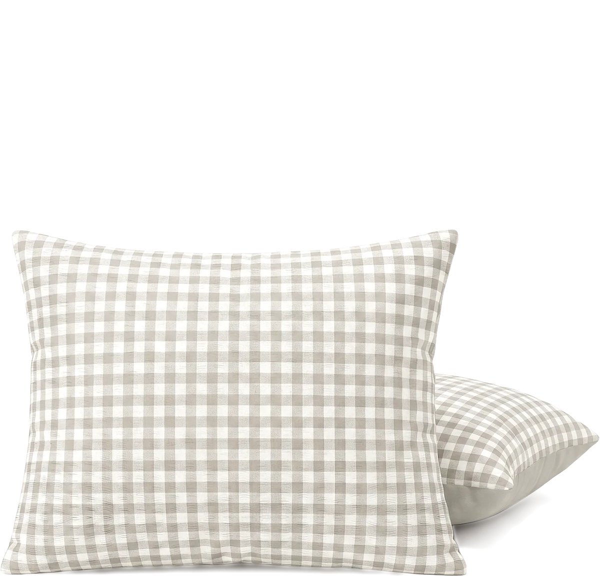 HappyBed Kussenslopen Greige 60x70 cm - Kussensloop set 2 stuks - 100% - Ultieme slaapcomfort
