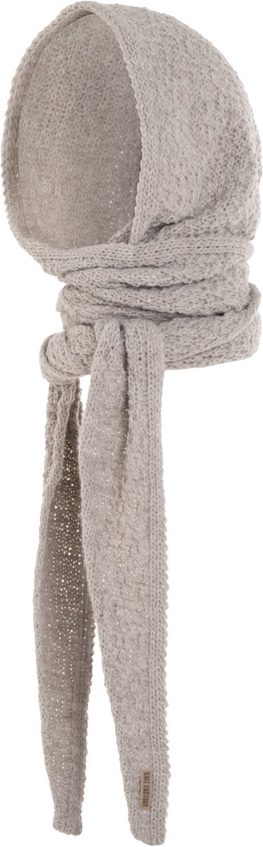 Knit Factory Blake Capuchon Sjaal - Iced Clay - One Size