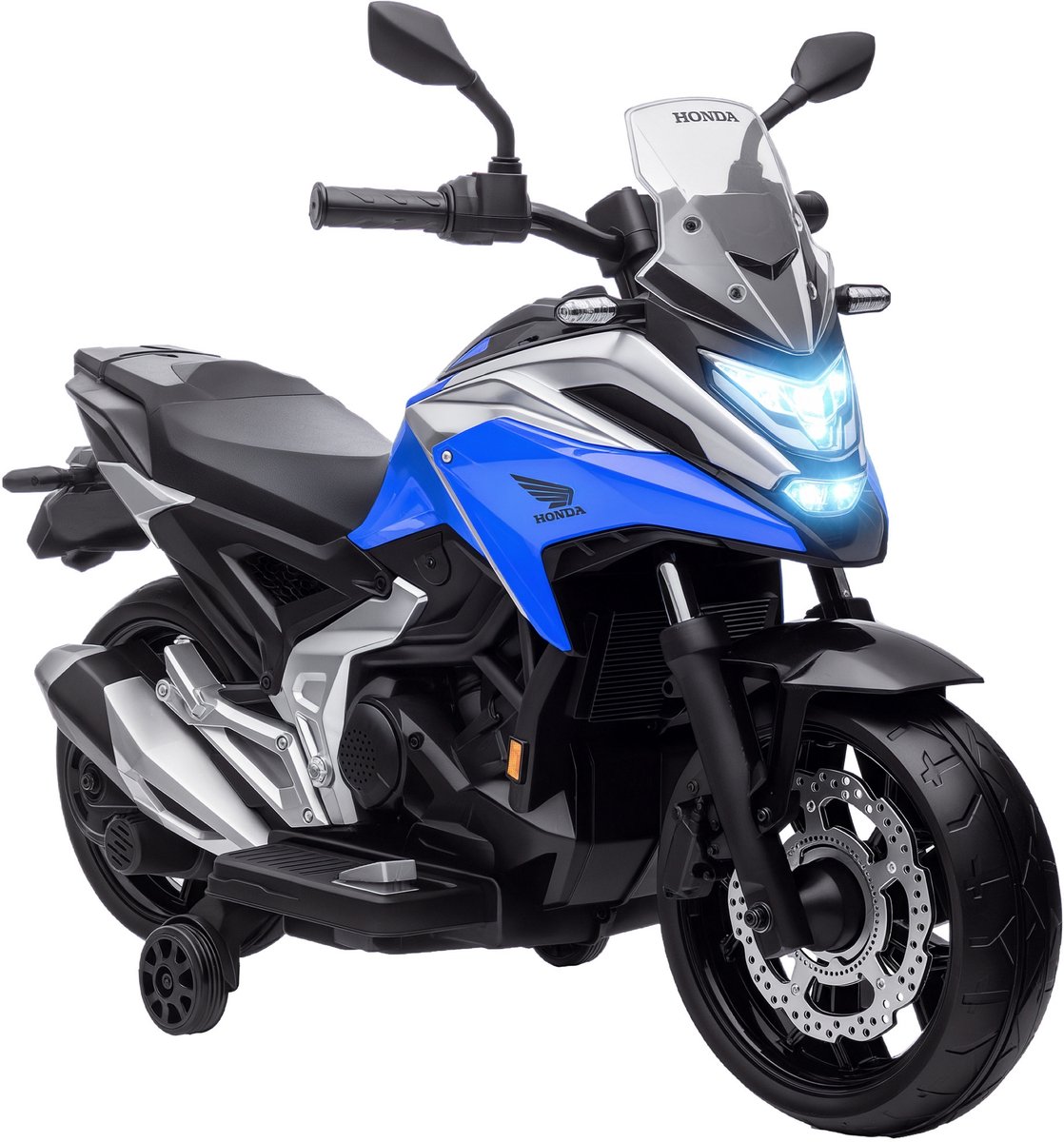 AIYAPLAY - Elektrische motorfiets - 107x46x75cm - PP - Blauw