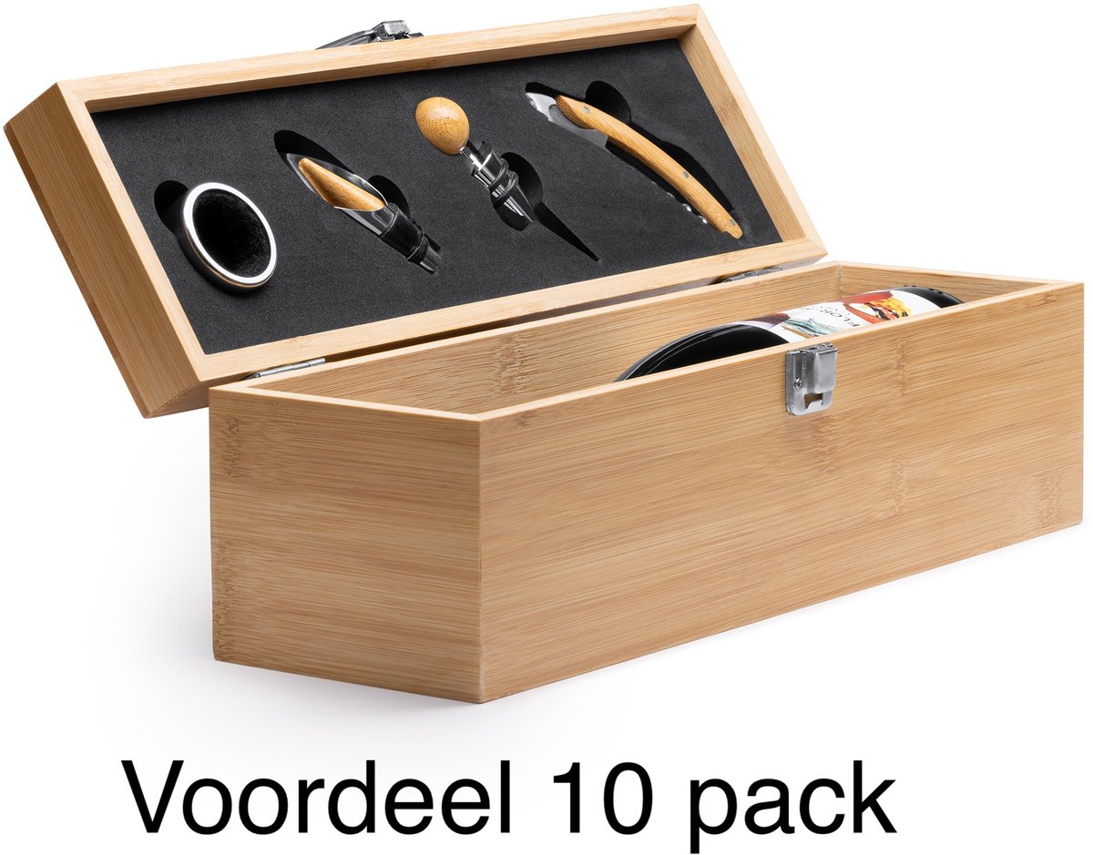 10 pack voordeel pakket Luxe wijnkist BORDEL 1138