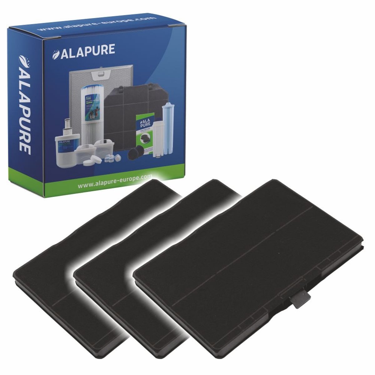 3x Koolstoffilter voor Blaupunkt 00705432 / 705432 / 11026771